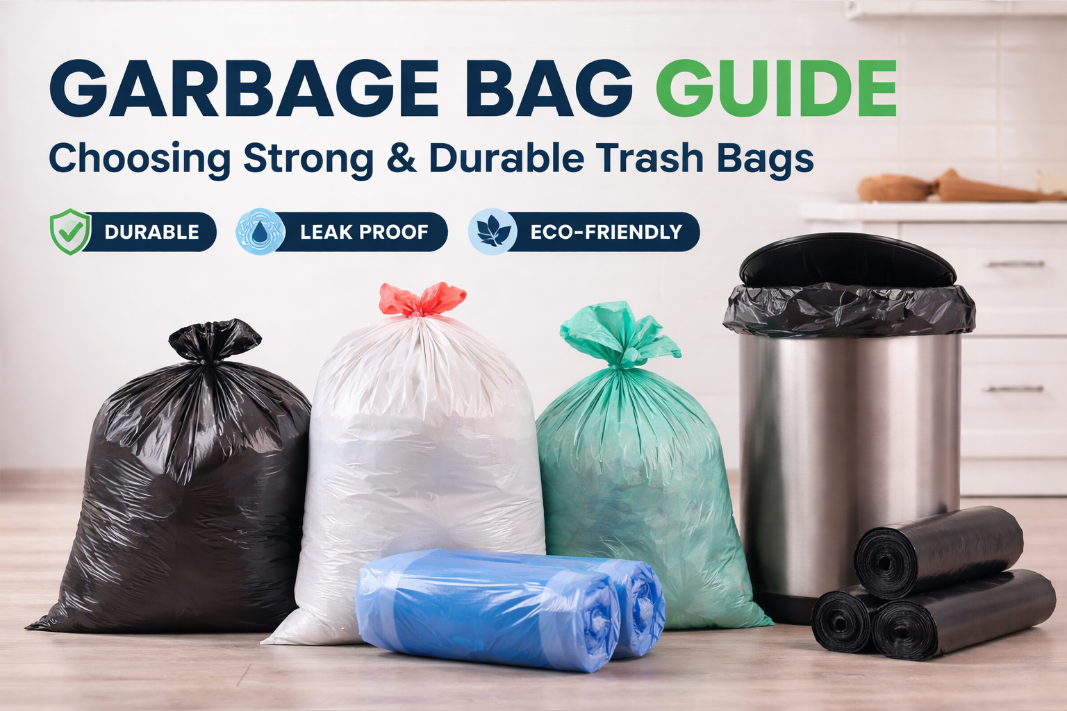 Garbage Bag Guide | Durable & Heavy Duty Trash Bags